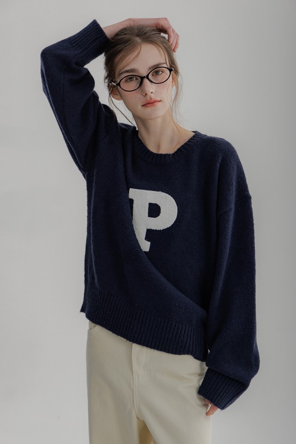 PANDORAFIT - 스웨터 - Pit-a-pat Signature Logo Knit