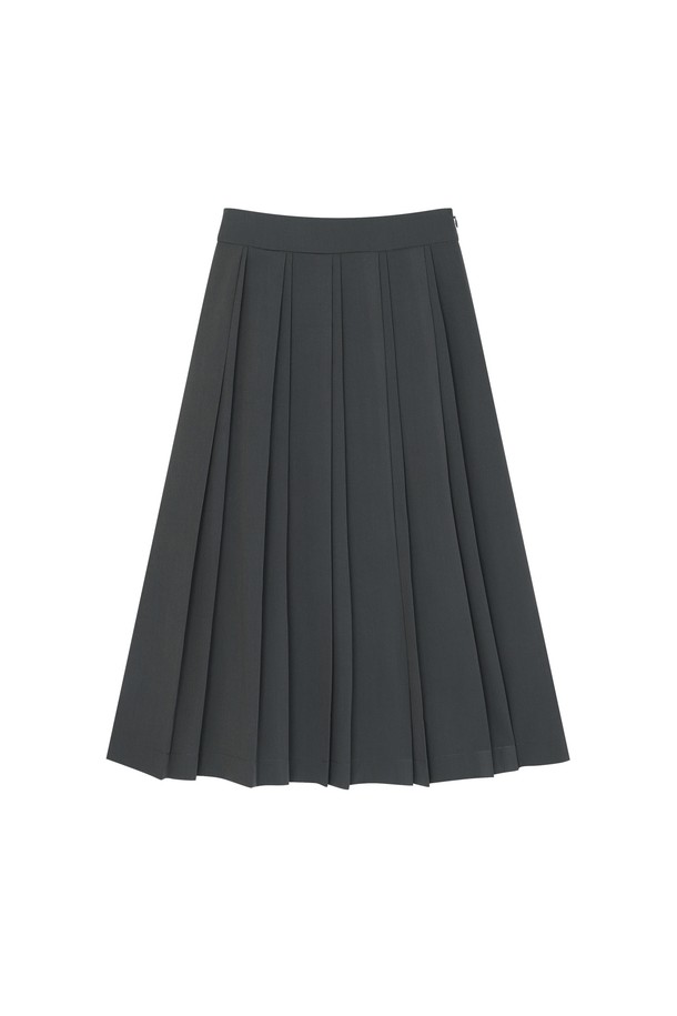 PANDORAFIT - 스커트 - Zunny Modern Pleats Long Skirt