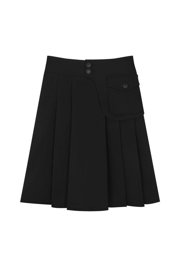 PANDORAFIT - 미디스커트 - Matt Pocket Midi Skirt