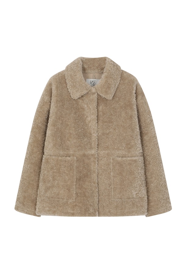 PANDORAFIT - 코트 - Shearling Seli Half Coat