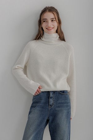 With Turtleneck Knit