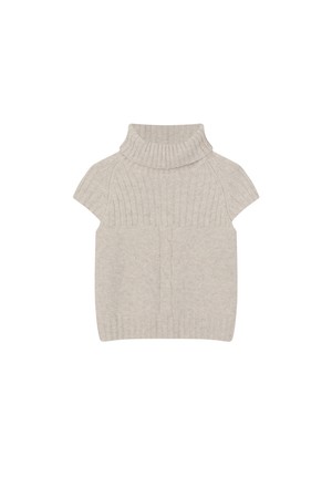 Stella High Neck Short Sleeve Knit