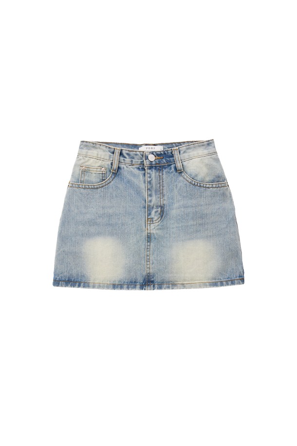 PANDORAFIT - 미니스커트 - Wash Denim Skirt