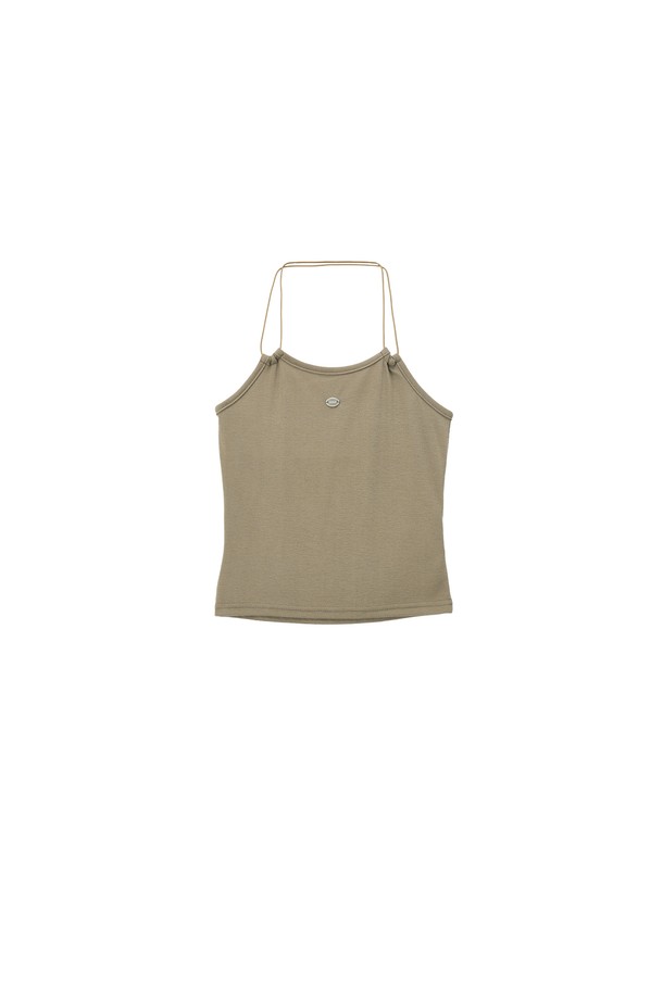 PANDORAFIT - 민소매티셔츠 - Strap Halter-neck Sleeveless