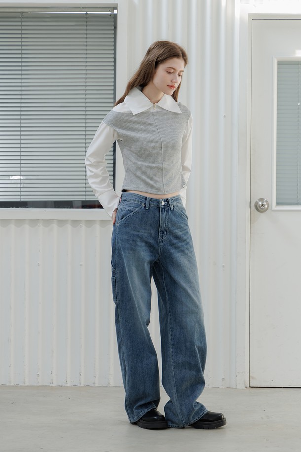 PANDORAFIT - 데님 - Vintage Faded Wash Pants