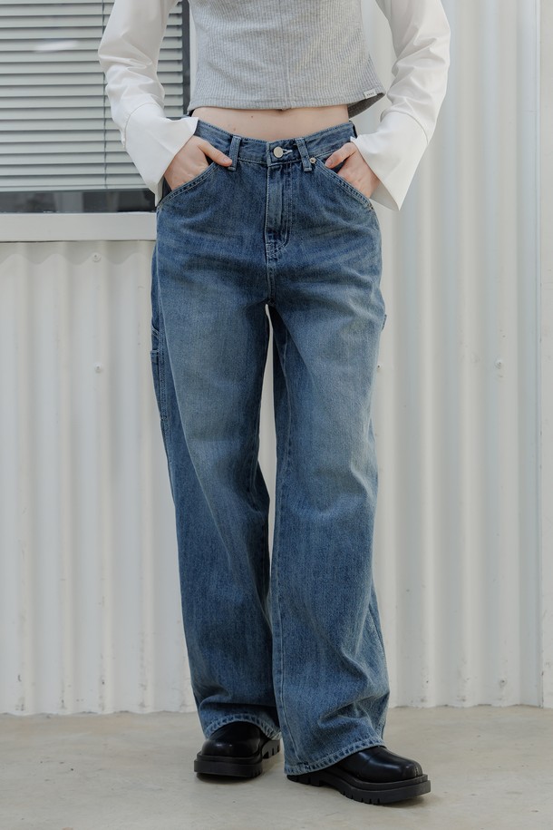 PANDORAFIT - 데님 - Vintage Faded Wash Pants