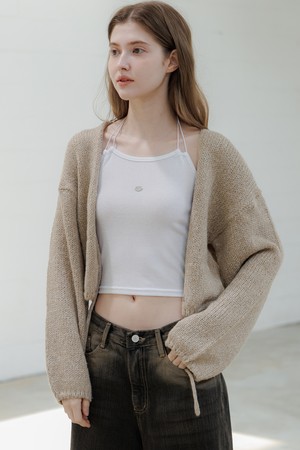 Cozy Strap Knit Cardigan