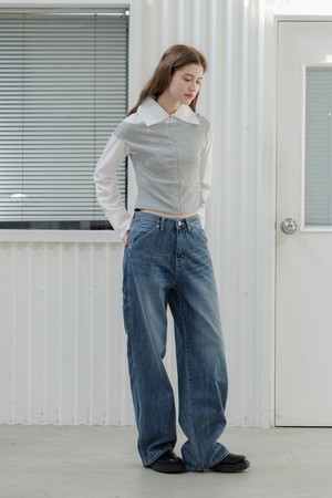 Vintage Faded Wash Pants