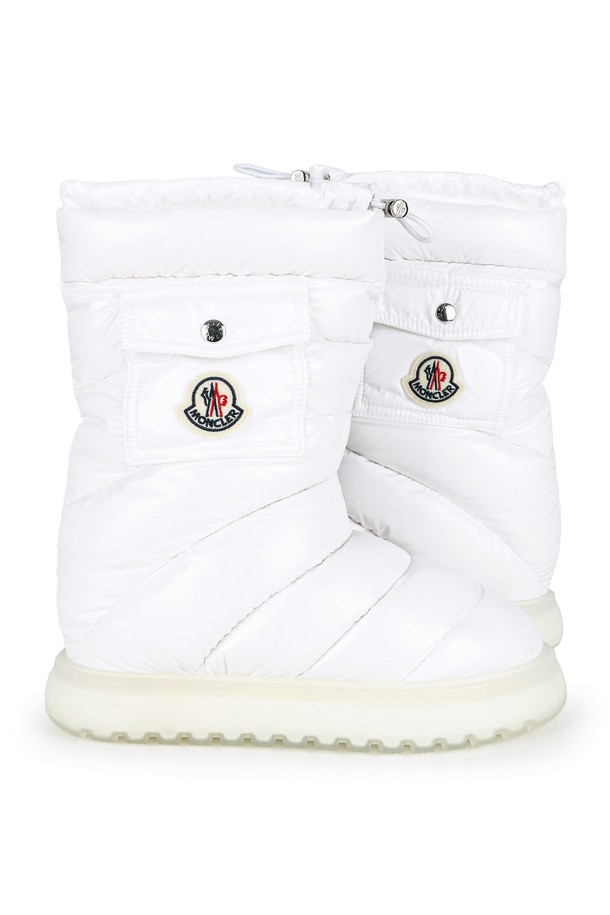 MONCLER - 부츠/워커 - 몽클레어 여성 로고패치 포켓 패딩 부츠(화이트) 4H00070 M2707 001