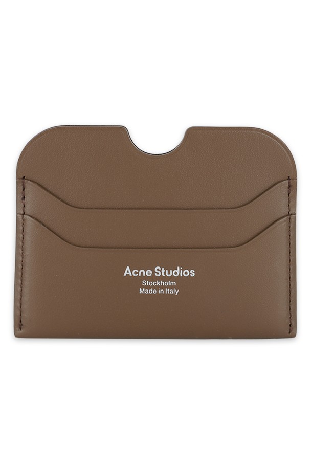 Acne Studios - 지갑 - 아크네 스튜디오 공용 로고 레더 카드지갑(브라운) CG0193 640