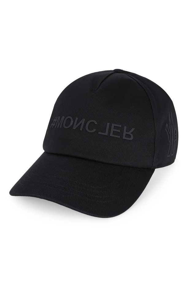 MONCLER - 모자 - 몽클레어 공용 그레노블 로고 볼캡(블랙) 3B00002 04863 999