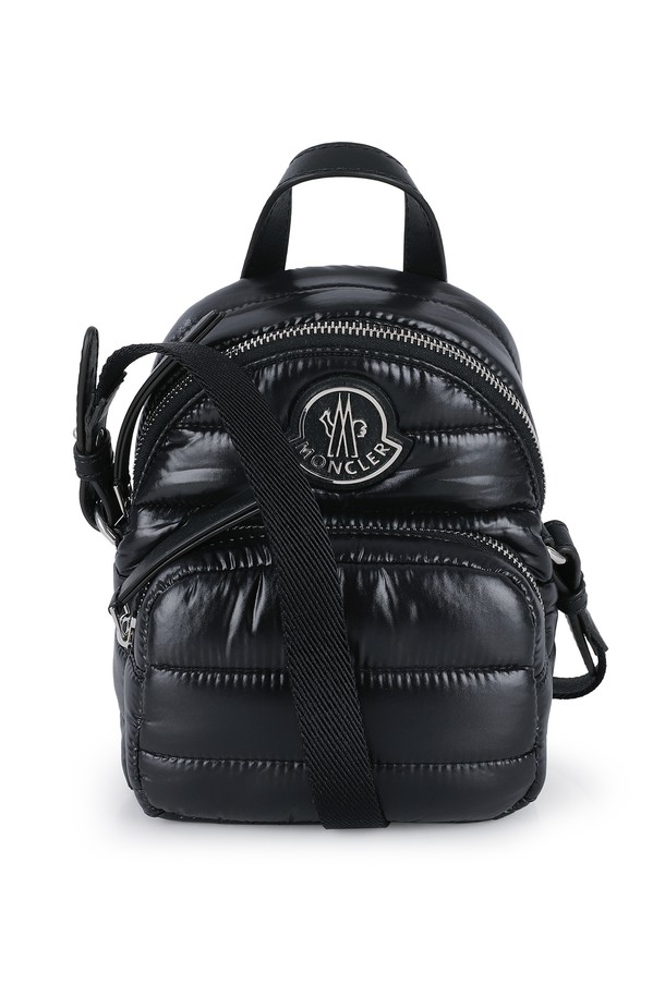 MONCLER - 크로스백 - 몽클레어 여성 KILIA 로고 패치 스몰 크로스백(블랙) 5L00024 M2176 999