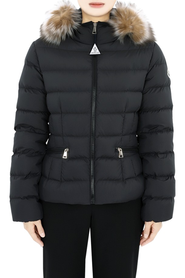 MONCLER - 패딩 - 몽클레어 BOEDTTE 후드 퍼 다운 패딩 자켓(블랙) 1A00047 54A81 999 12,14A