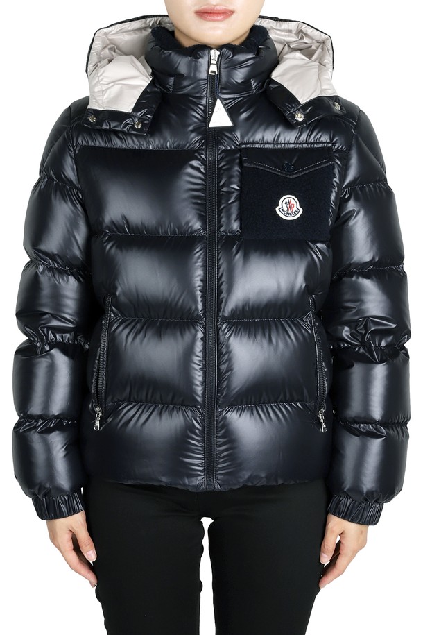 MONCLER - 패딩 - 몽클레어 YULE 다운 후드 배색 패딩 자켓(네이비) 1A00096 595ZJ 778 12,14A (성인착용가능)