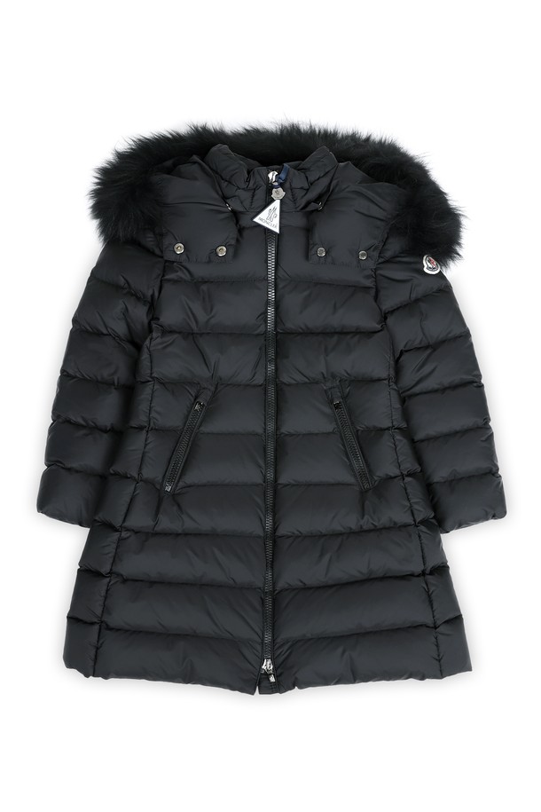 MONCLER - 키즈아우터 - 몽클레어 키즈 ABELLE 롱 다운 패딩 자켓(블랙) 1C00018 5968E 999 8,10A