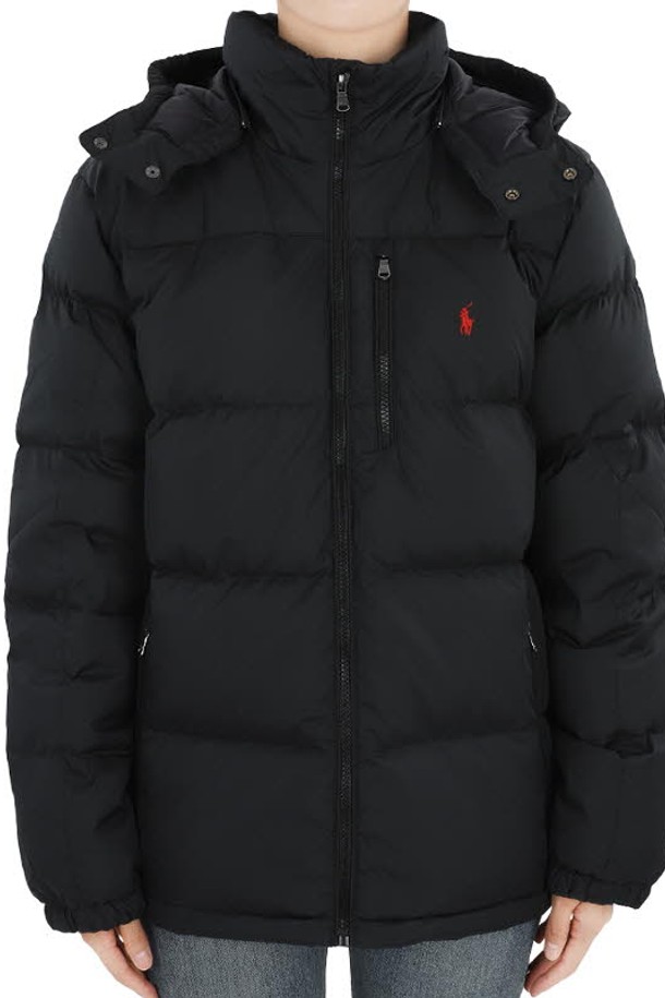 RALPH LAUREN - 패딩 - 폴로랄프로렌 포니 로고 다운 패딩 자켓(블랙) 323940328 001 XL (성인착용가능)