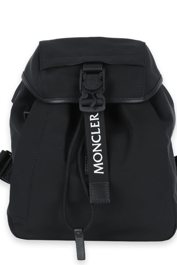 MONCLER - 백팩 - 몽클레어 TRICK 로고 스트랩 버클 백팩(블랙) 5A00003 M3873 999