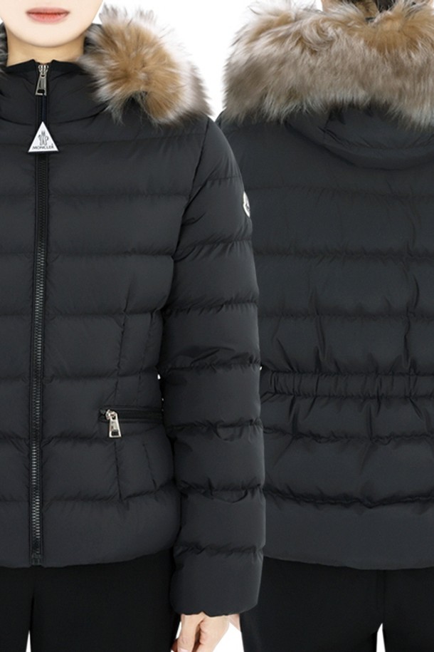 MONCLER - 패딩 - 몽클레어 BOEDTTE 후드 퍼 다운 패딩 자켓(블랙) 1A00047 54A81 999 12,14A