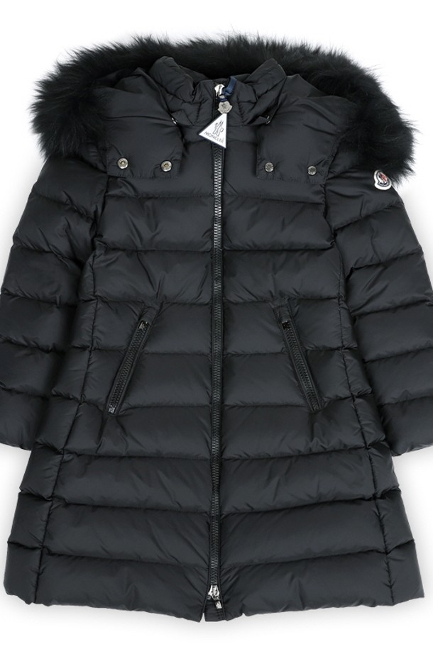 MONCLER - 키즈아우터 - 몽클레어 키즈 ABELLE 롱 다운 패딩 자켓(블랙) 1C00018 5968E 999 8,10A