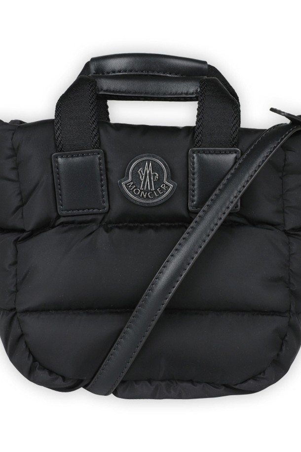 MONCLER - 토트백 - 몽클레어 CARADOC 마이크로 나일론 패딩 핸드백(블랙) 5L00009 M4422 999