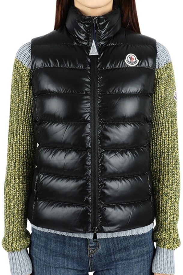 MONCLER - 베스트 - 몽클레어 여성 GHANY 다운 패딩 조끼(블랙) 1A52500 68950 999