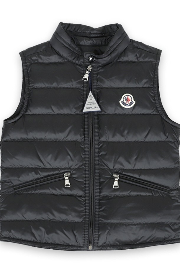 MONCLER - 키즈아우터 - 몽클레어 키즈 구이 GUI 다운 경량 패딩 조끼(블랙) 1A00052 597YF 999