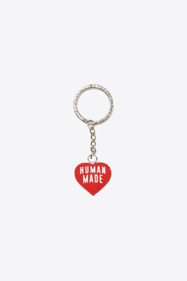 HUMAN MADE - 기타소품 - 휴먼메이드 하트 러버 키링 (레드) HM27GD096