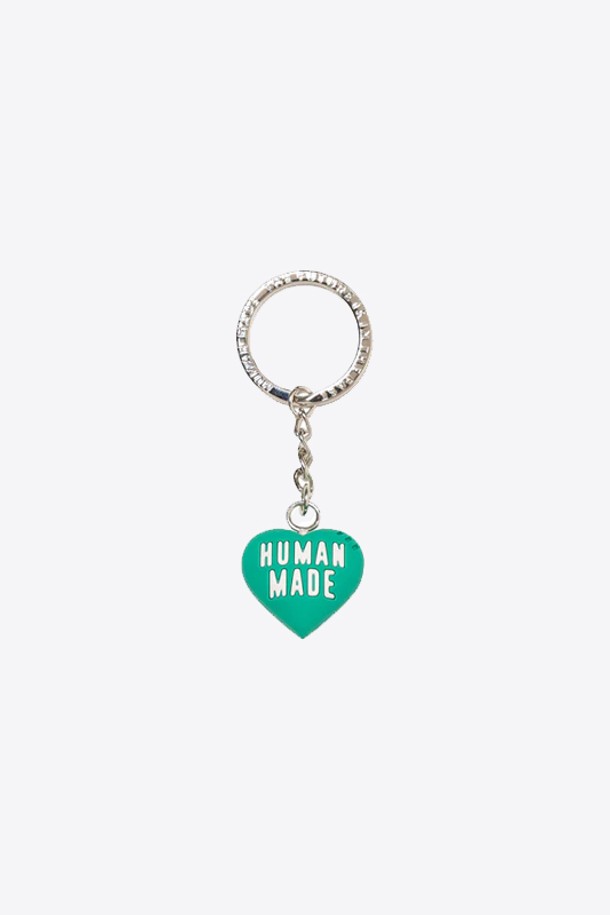 HUMAN MADE - 기타소품 - 휴먼메이드 하트 러버 키링 (그린) HM27GD096