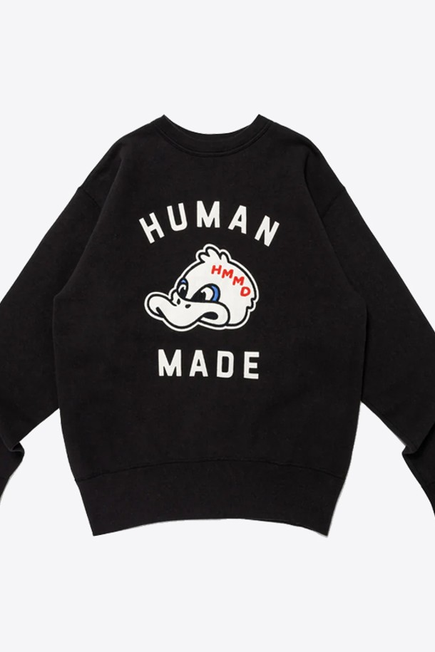 HUMAN MADE - 스웨트셔츠 - 휴먼메이드 츠리아미 스웨트셔츠 맨투맨 (블랙) HM28CS029