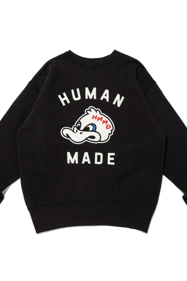 HUMAN MADE - 스웨트셔츠 - 휴먼메이드 츠리아미 스웨트셔츠 맨투맨 (블랙) HM28CS029