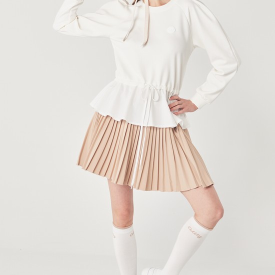 네오 프릴 롱 슬리브 블라우스