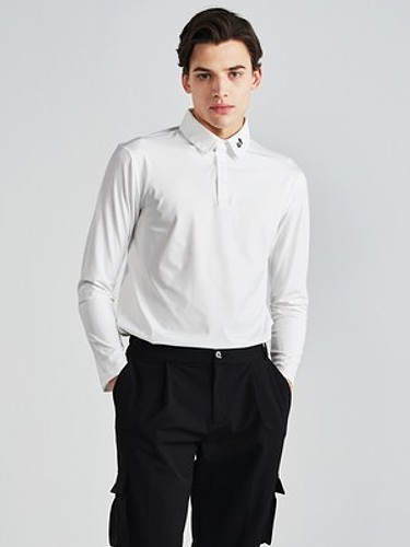 [CELLTY] ACTIVE COLLAR LONG SLEEVE-M-a