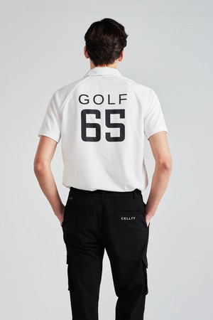 [CELLTY] BACK NUMBER GOLF 65 PK HALF SLEEVE -M