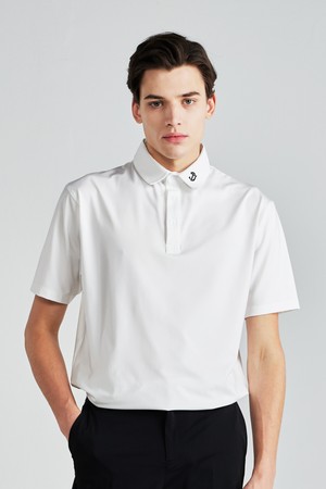 [CELLTY] STANDARD COLLAR SYMBOL HALF SLEEVE-M