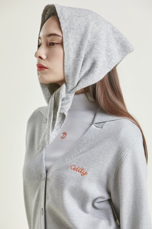 울 니트 삼각 머플러