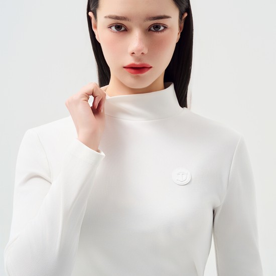 와펜 모크넥 립 롱 슬리브