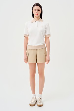 포인트 아웃포켓 쇼츠_BEIGE-a
