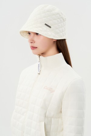 퀼팅 버킷햇_IVORY-a