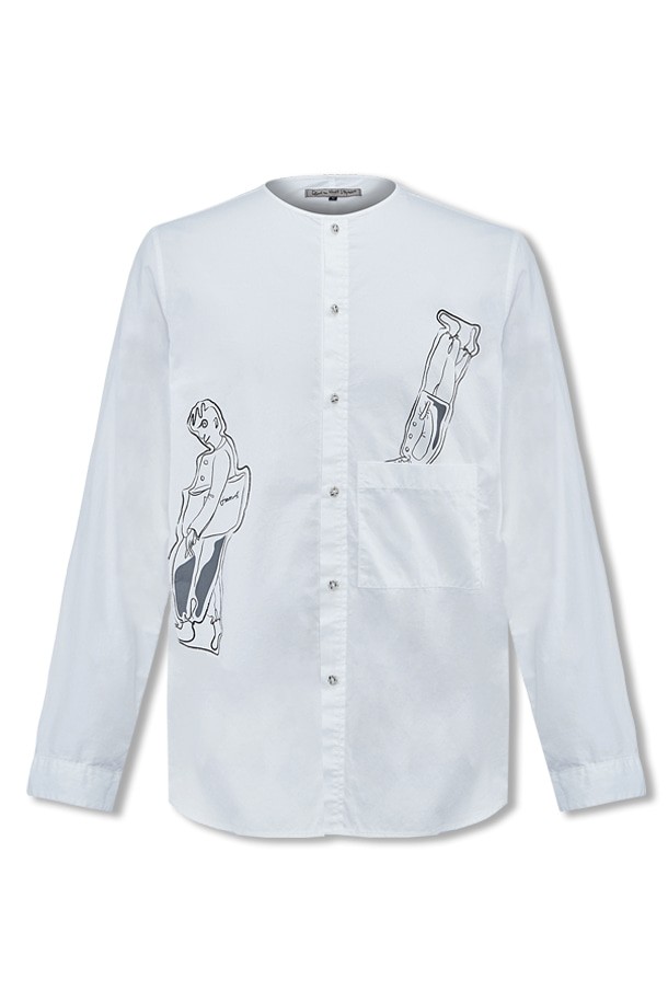 닥터퍼니스트 면 차이나카라 아트워크 셔츠 화이트 FJCMBC07A는 남성용 셔츠입니다. 봄, 여름 시즌에 착용하기 좋으며, 캐주얼, 미니멀 스타일을 연출하기에 적합합니다. 얇은 두께감의 면 소재로 제작되어 편안한 착용감을 선사하며, 레귤러핏과 차이나 칼라 디자인이 특징입니다. 데이트룩, 카페룩과 같은 TPO에 잘 어울리며, 긴 소매와 프린트 패턴, 아트워크 디테일이 더해져 개성 있는 스타일을 완성합니다.
