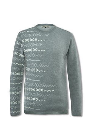 닥터퍼니스트 울 도트패턴 니트 그레이 FJDMKT75A