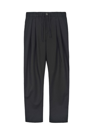 면 컴포트핏 스트레치 셋업 밴딩 팬츠 블랙 FMKPCP01A