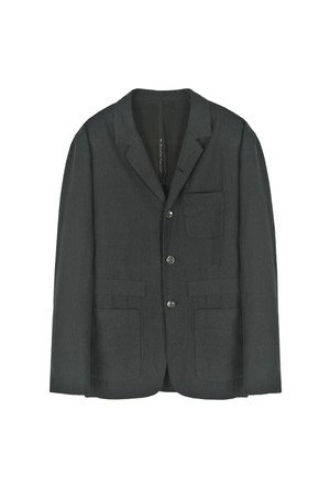 린넨면 사파리 자켓 다크네이비 FMKPBJ03A