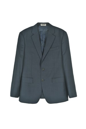 울혼방 이지 수트 자켓 네이비체크 RMKMSJ41A