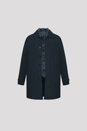 러버 코팅 3WAY 내피탈부착 패디드 코트 네이비  PMDBBT89A