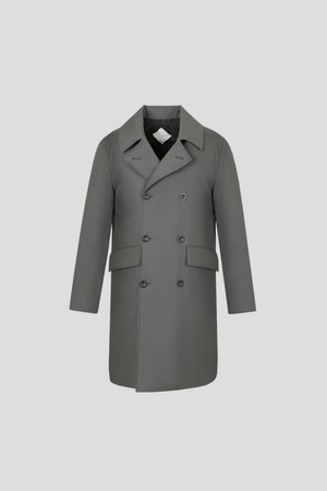 패디드 아웃 포켓 더블 코트 그레이 PMDBBT86A