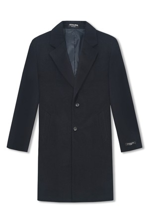 울캐시혼방 체스터 코트 블랙 RMLPBH63A