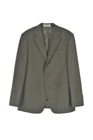 울혼방 모던 테일러드 수트 자켓 브라운 RNKPSJ20A