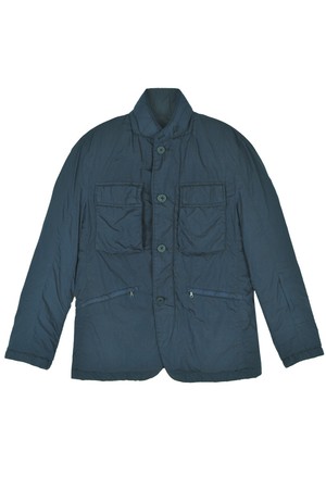 구스다운 가먼트다잉 패딩 점퍼 네이비 RNDMBU61A