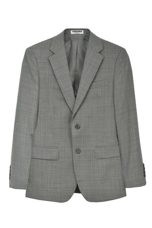 울혼방 클래식 체크 수트자켓 그레이 RNIPSJ32A