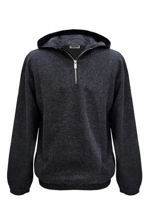 스트링 풀오버 후드티셔츠 다크그레이 ROLMTT82A